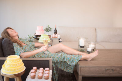 Homeowner enjoying a peaceful moment in her new living space